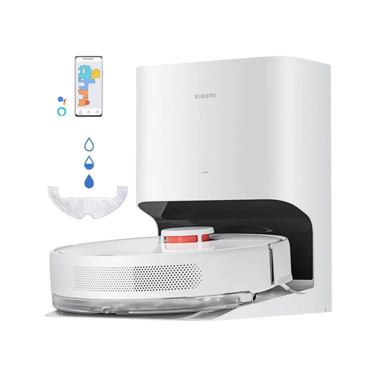 Xiaomi Robot Vacuum X10, com base de auto esvaziamento, branco.