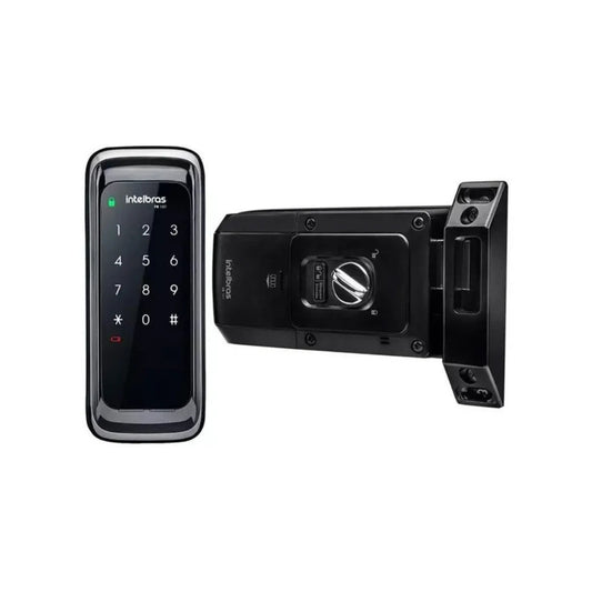 Fechadura Digital de Sobrepor Touch Screen FR 101 Preta Intelbras