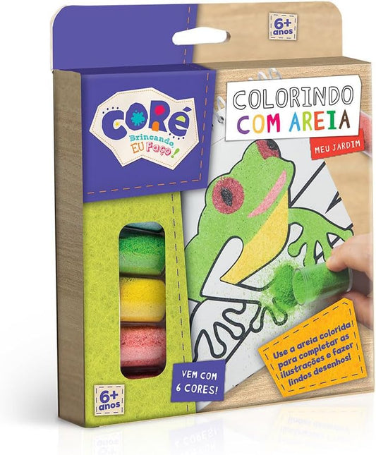 Colorindo com Areia