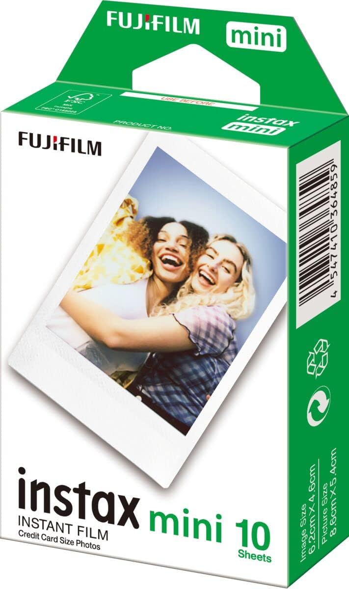 Filme Instax Mini com 10 Fotos, Fujifilm