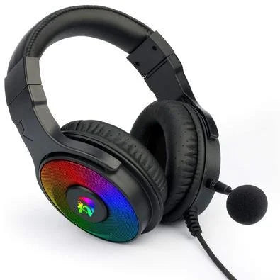 Fone Gamer Redragon com fio - Preto