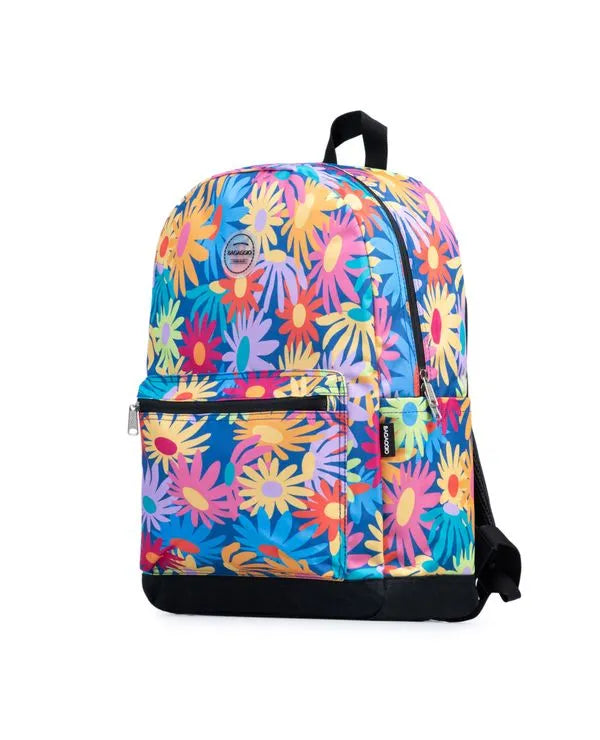 Mochila Floral Verde Claro