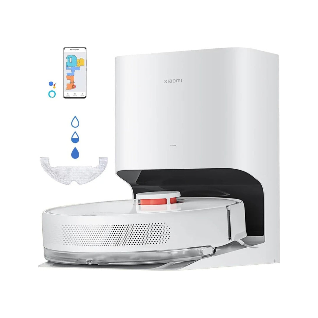Xiaomi Robot Vacuum X10, com base de auto esvaziamento, branco.