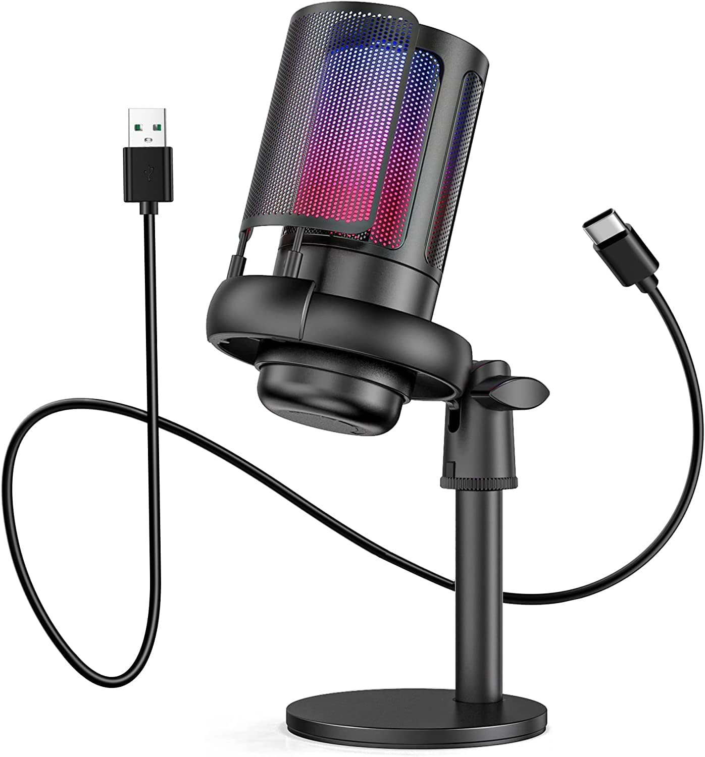 Microfone USB para PC, PS4/PS5 e Mac