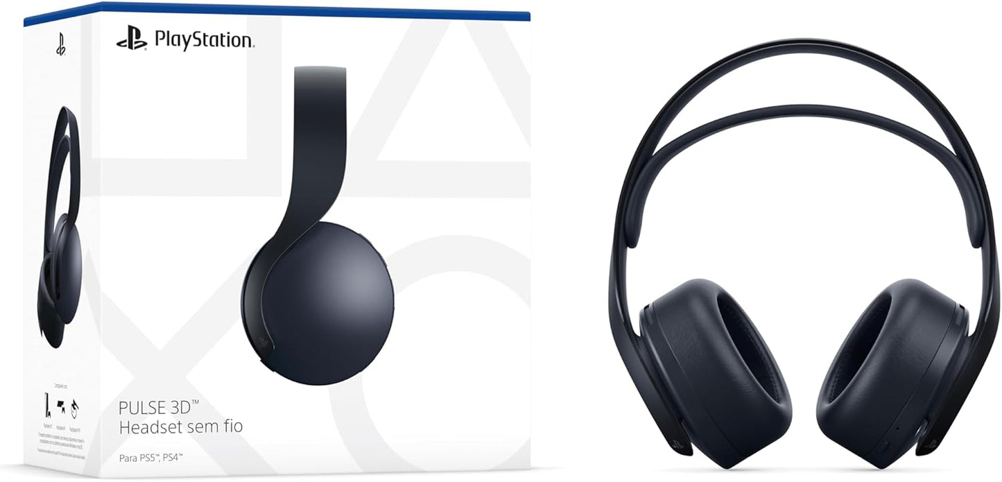 Headset sem Fio Pulse 3D Midnight Black - PlayStation 5