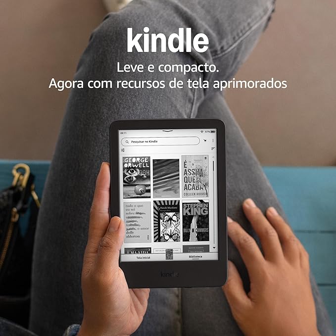 Novo Kindle 2024 - Cor Preta