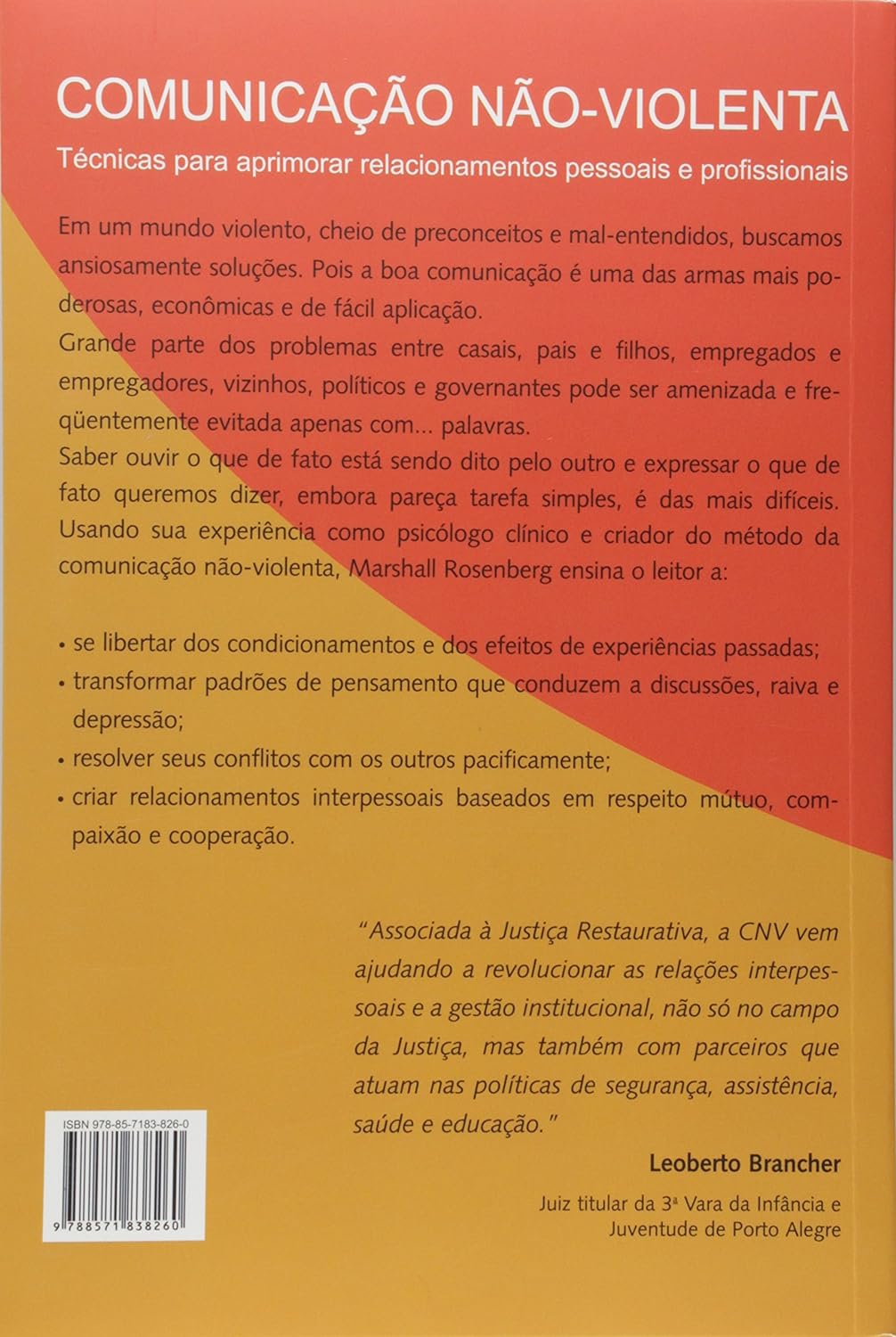 Comunicação não-violenta: técnicas para aprimorar relacionamentos pessoais e profissionais
