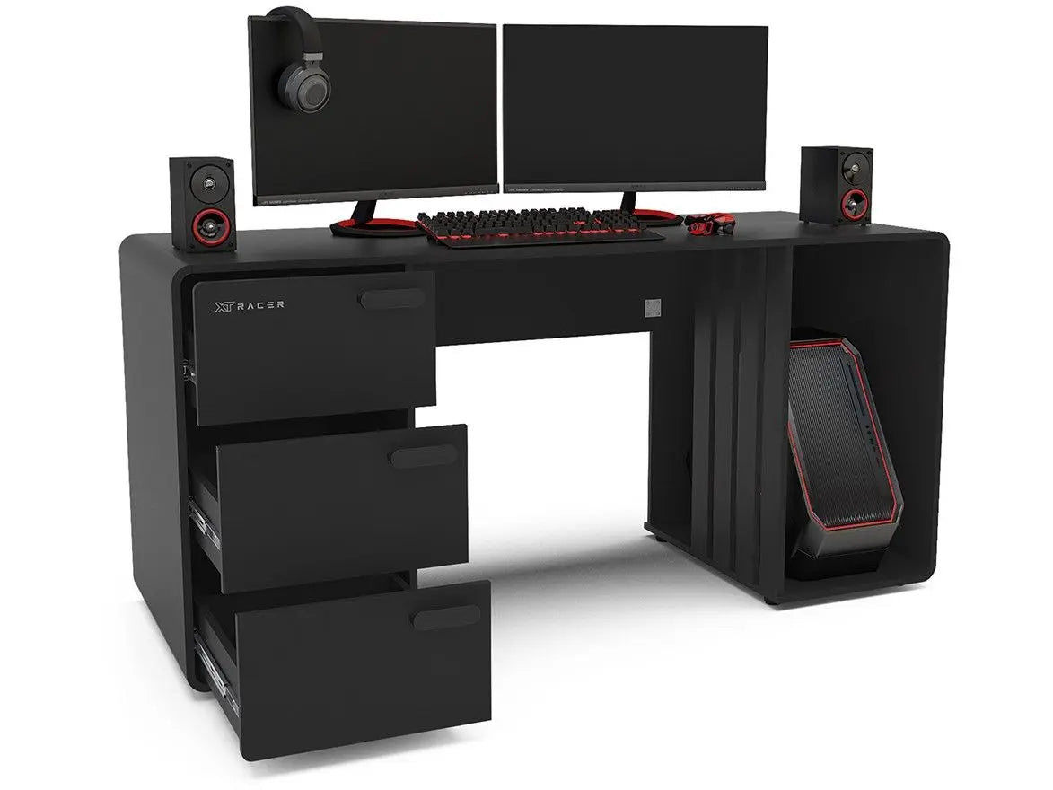 Mesa Gamer XT Racer Home - Preto